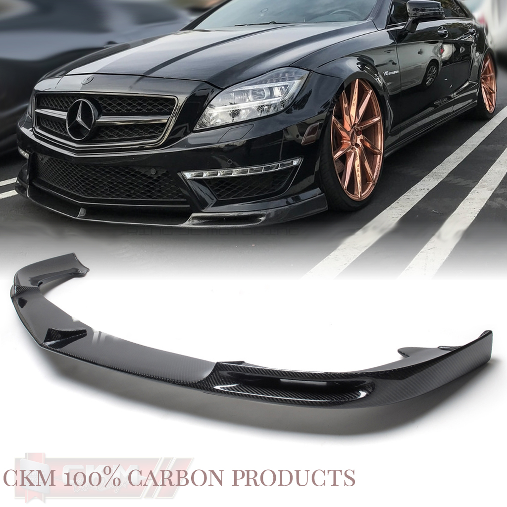1. carbon ckm front lip cls63 1pcs v-style