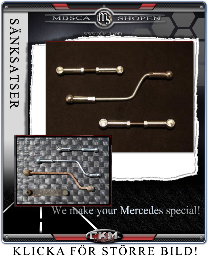 Loweringkit links for airmatic and ABC cars - 2