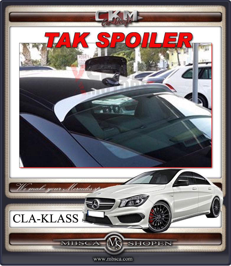 1. ckm w117 roof spoiler unpainted