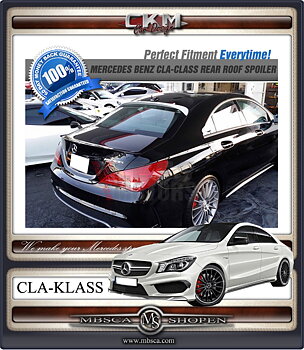1. ckm w117 roof spoiler unpainted