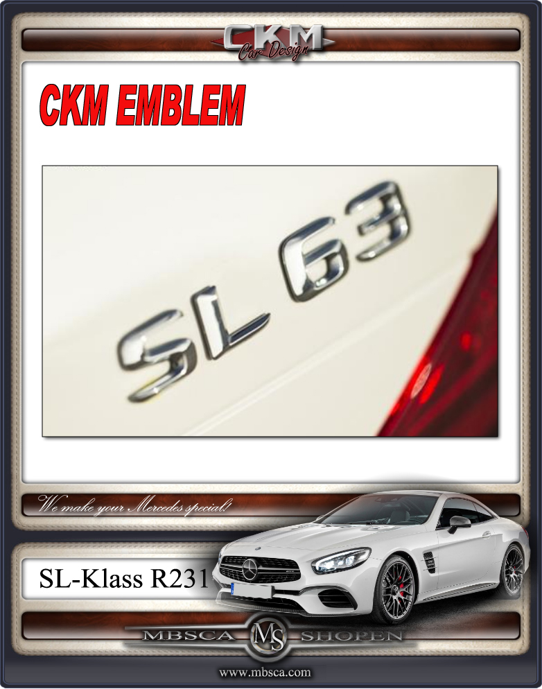 Emblem SL63 New Style