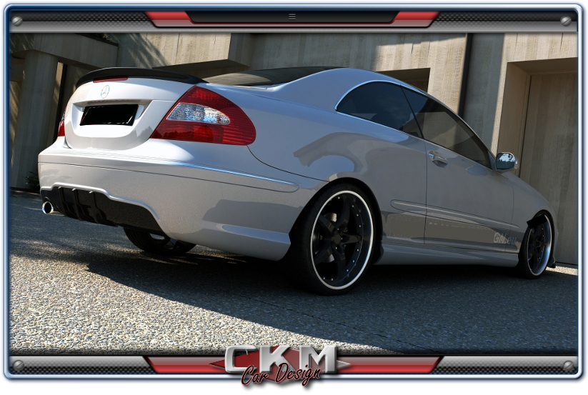 1. CKM Spoiler kit 4 delar "C63 AMG LOOK"  - 4