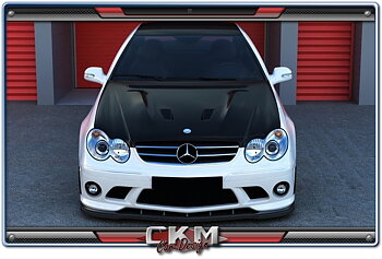 1. CKM Spoiler kit 4 delar "C63 AMG LOOK" 