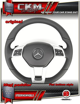 1. Steering Wheel AMG OEM black Leather/perforated
