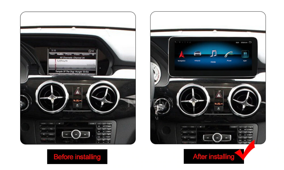 1. GLK Comand 10,25" Android Widescreen touchscreen GLK - 6