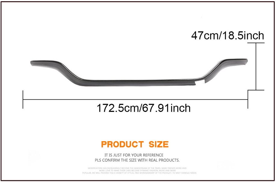1. CKM Carbon front spoilers 3 pcs - 4