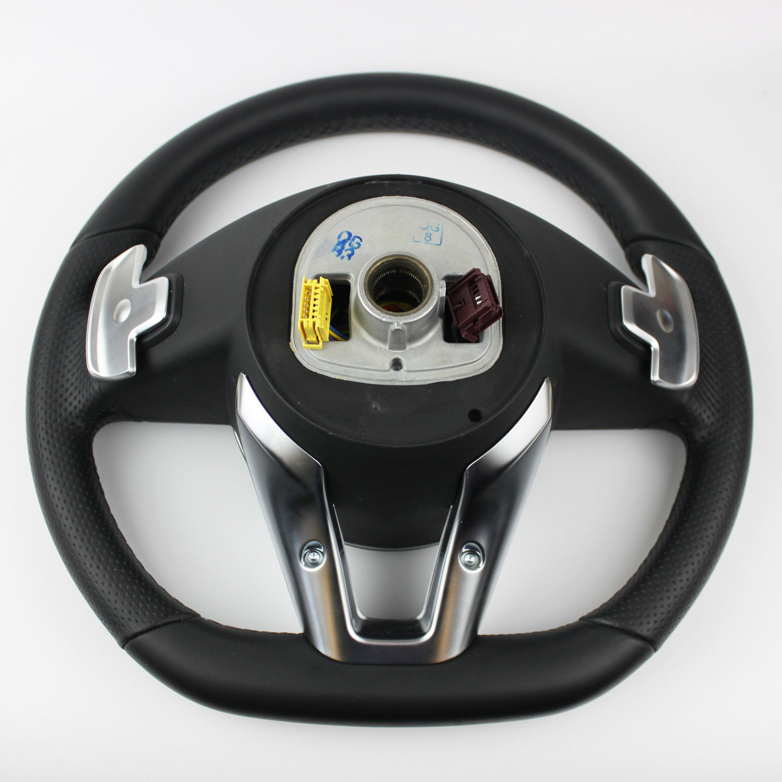 CKM Car Design 1. Steering Wheel sport FACELIFT 2016 OEM BLACK Leather