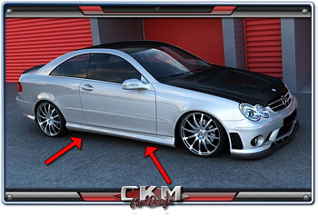 1. CKM Sidokjolar 2st  "C63 AMG LOOK" 