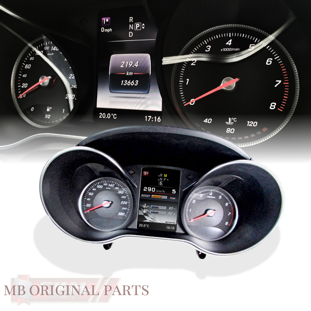 CKM Car Design - speedometer PETROL 260 km/h