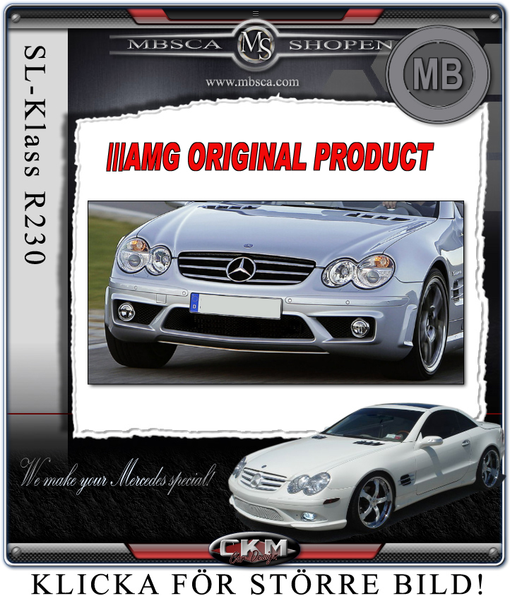 1. AMG ORIGINAL SL65 kofångare fram.