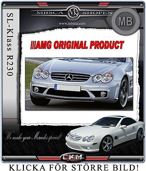 1. AMG ORIGINAL SL65 kofångare fram.