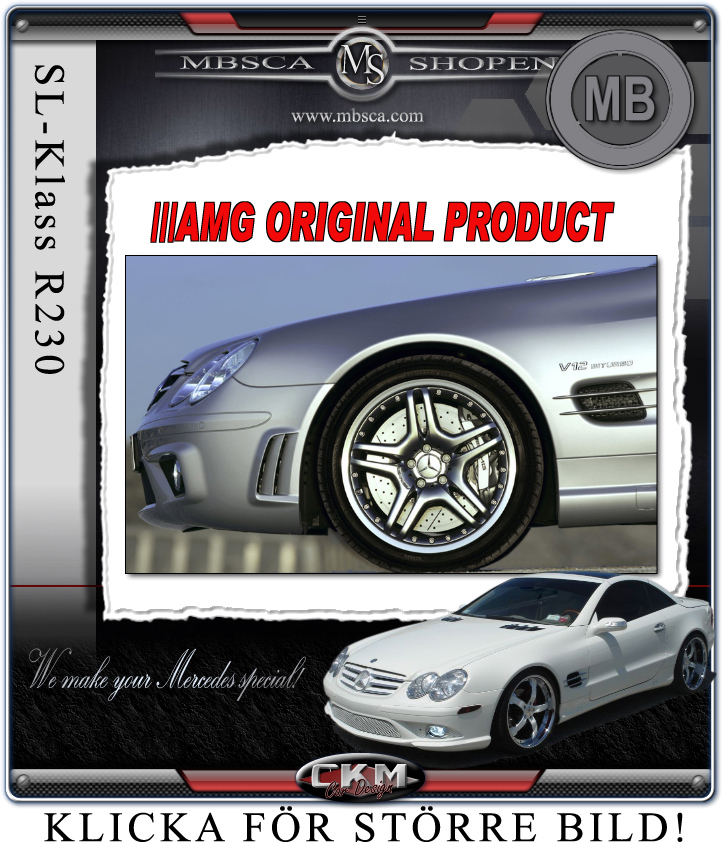 1. AMG ORIGINAL SL65 kofångare fram. - 2