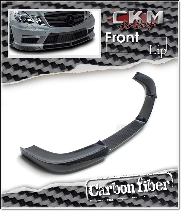 2. Kolfiberläpp till E63 AMG OEM  front - 2