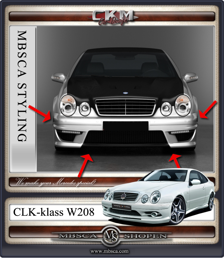 1.CKM frontspoiler DRL in AMG look
