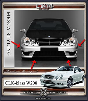 1.CKM frontspoiler DRL in AMG look
