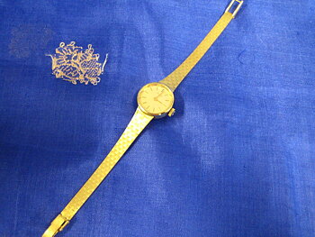 Armbandsur i 18 karat guld.Longines. Mekaniskt verk. 1960tal.