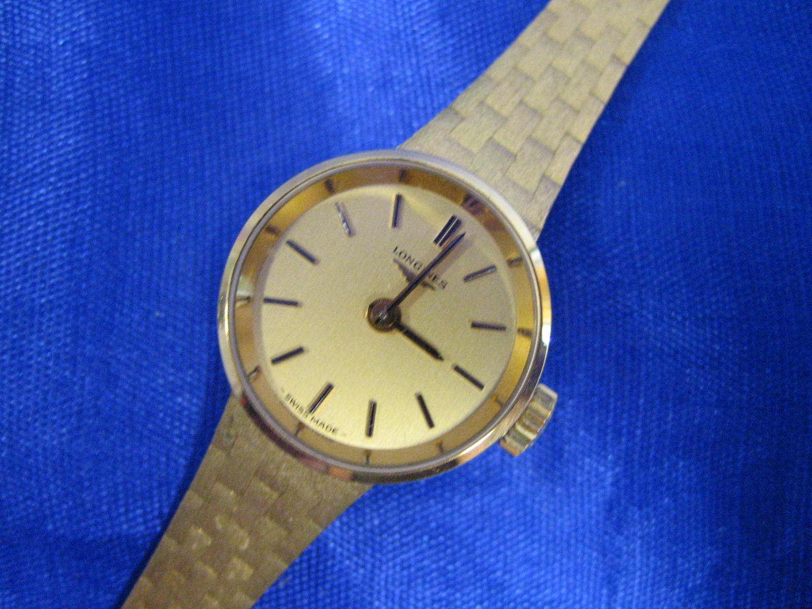 Armbandsur i 18 karat guld.Longines. Mekaniskt verk. 1960tal. - 2