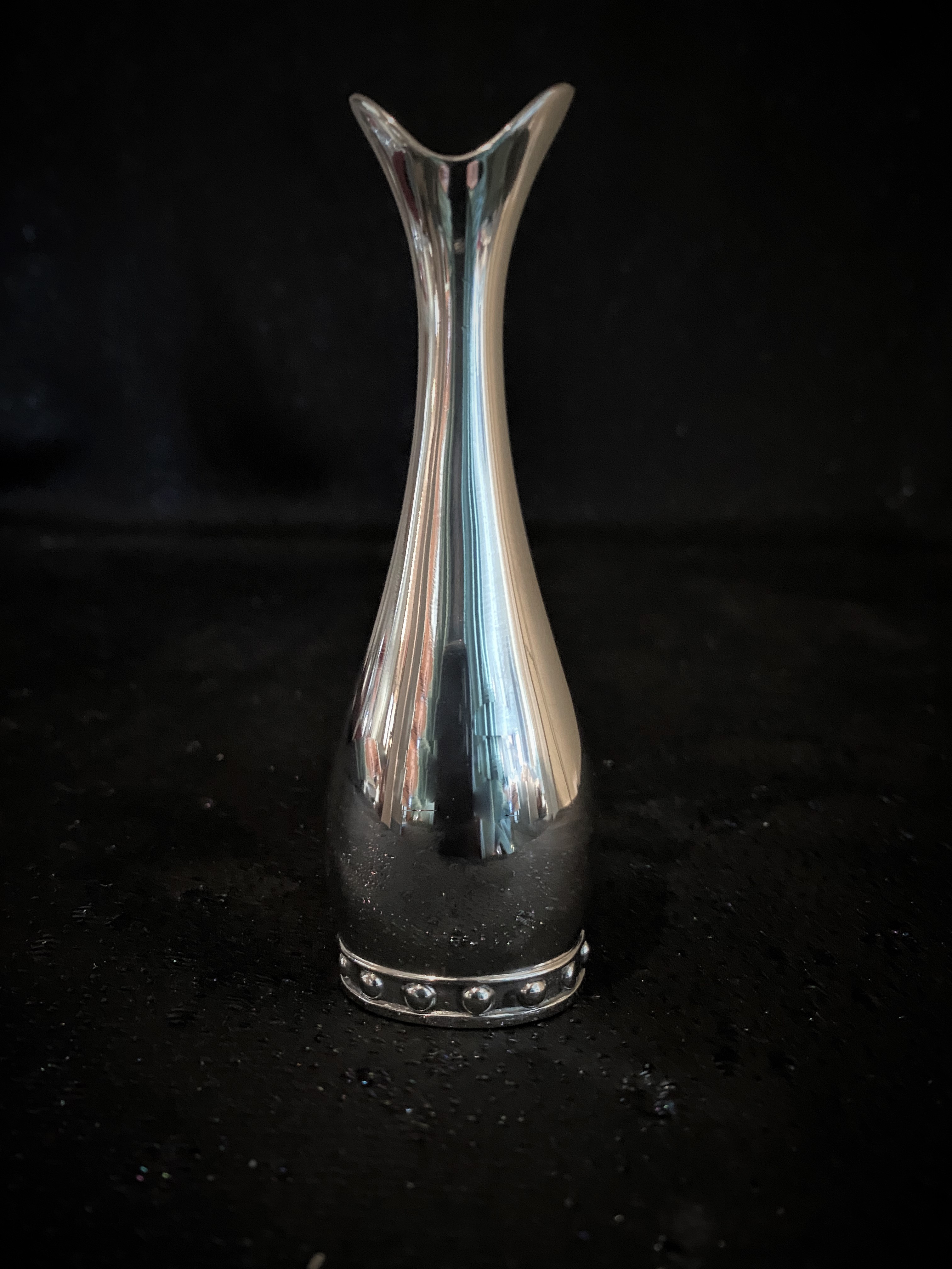Vas -Rosvas  i Äkta Sterling silver .Ny från -50talet