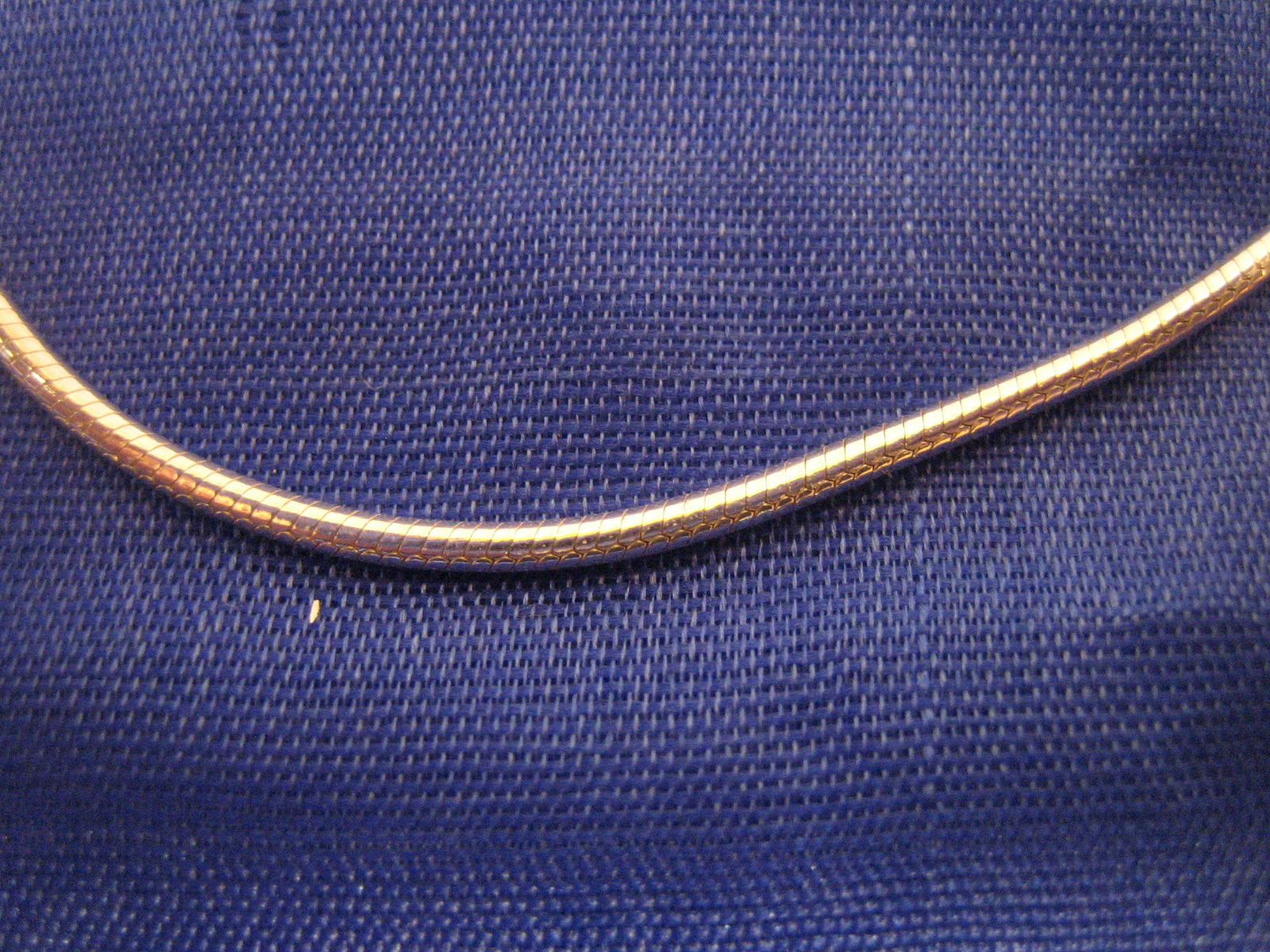 Silverkedja i rund modell.40cm. - 2