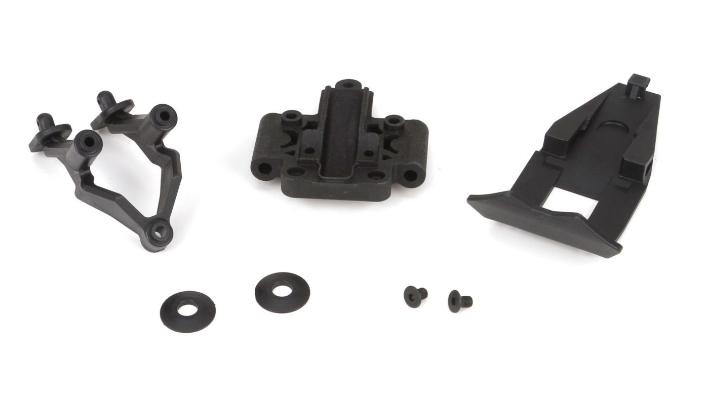 TLR TLR231022 Front Pivot, Bumper & Wing Stay: 22-4