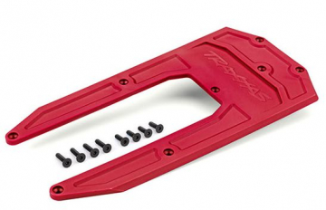 Traxxas 429623R Skidplate Chassis Red Sledge