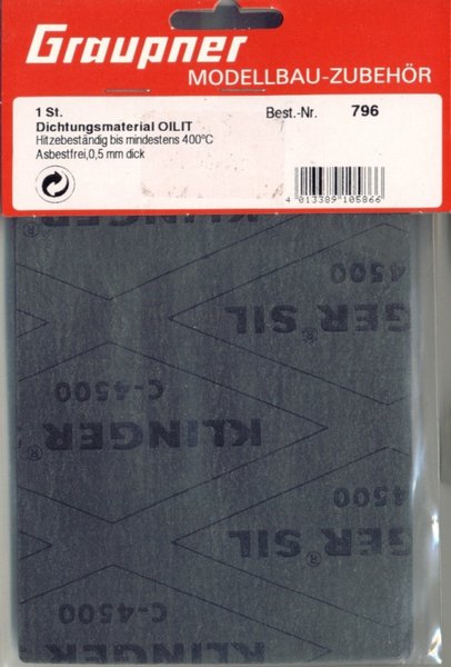 Sailing Material OLIT (Heat Resistant at Last 400 C, 0,5 mm Thick