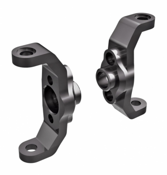 Traxxas 429733-GRAY Caster Blocks Alu Gray L+R (2) TRX-4M