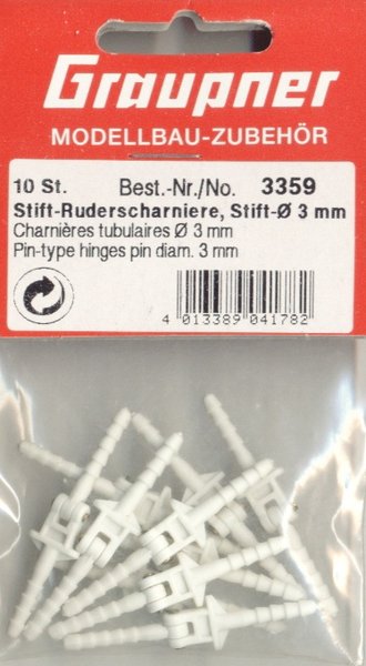 Pin-type Hinges Pin, 3 mm diam.