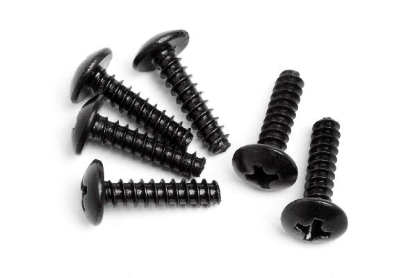 Maverick RC MV22048 Round Head Screw M3x12mm (6Pcs) - 2
