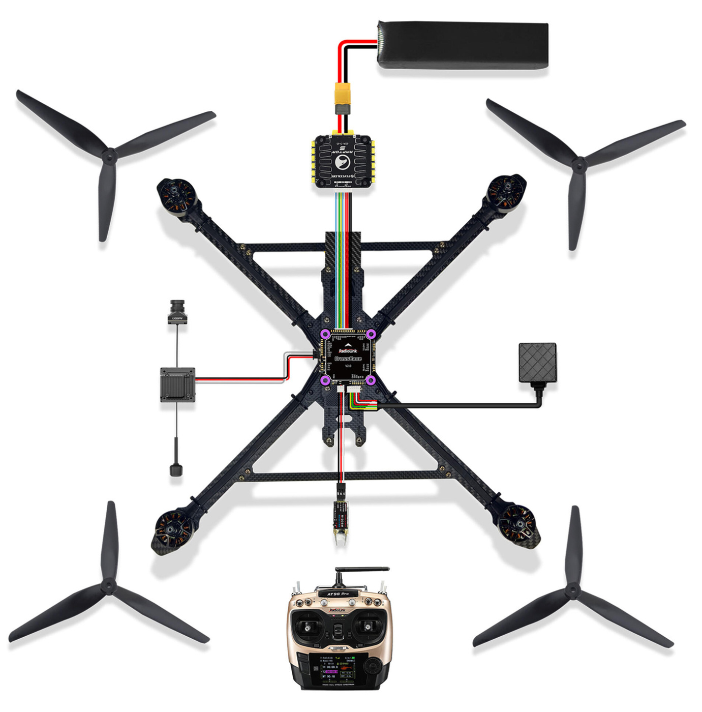 RADIOLINK RLCROSSRACE CrossRace Flight Controller - 11