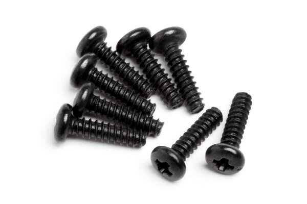 Maverick RC MV22050 Round Head Screw M2x8mm (8Pcs) - 2