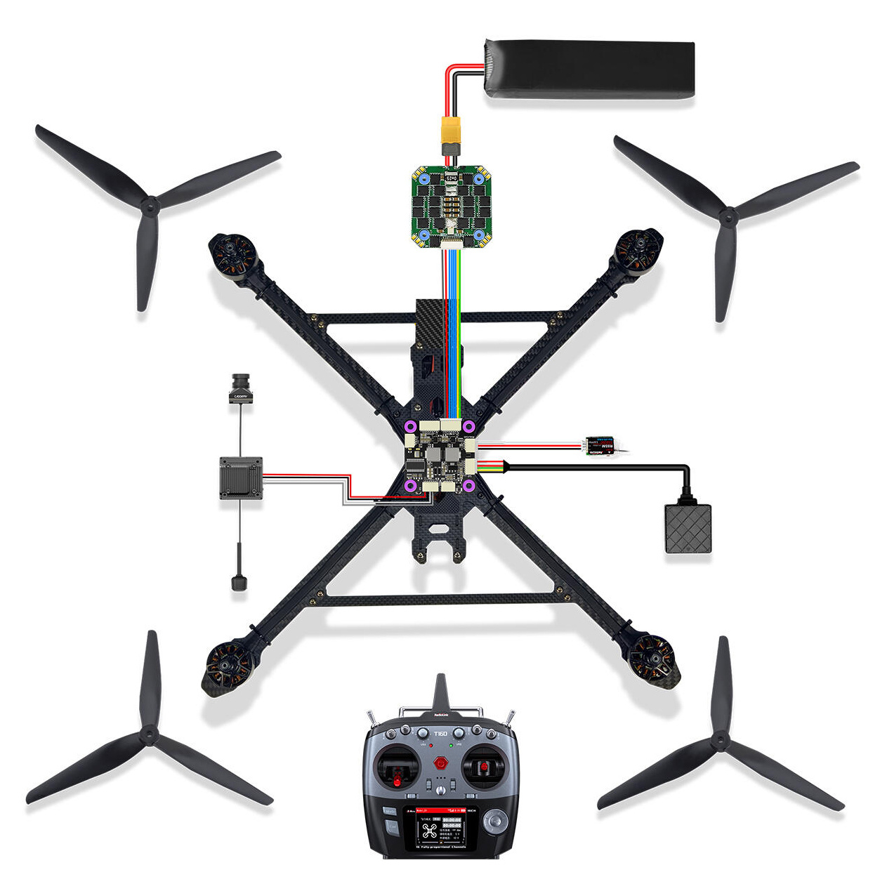 RADIOLINK RLF722 F722 Flight Controller Racing Master - 5