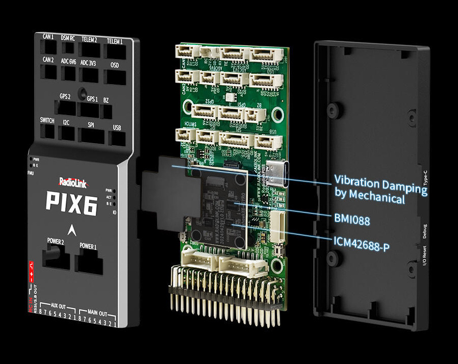 RADIOLINK RLPIX6 PIX6 Flight Controller - 10