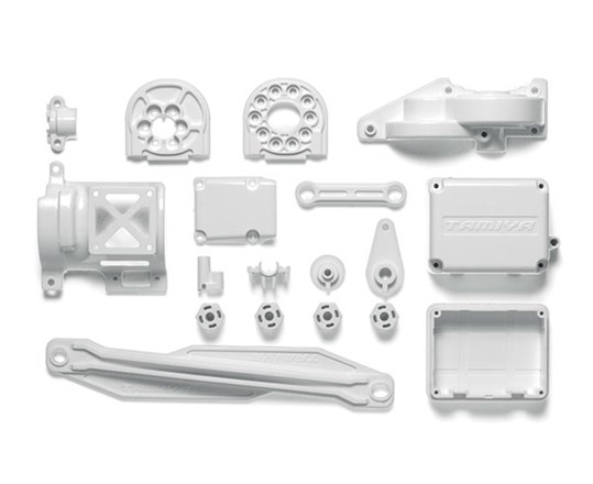 TAMIYA 47336 TT-02 D Parts (Motor Mt.) White