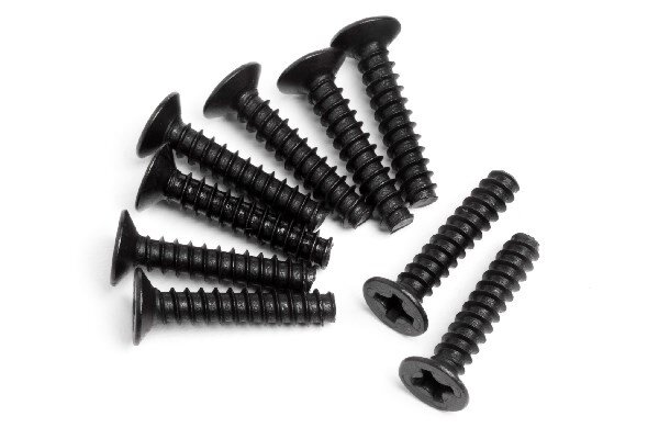 Maverick RC MV22054 Countersunk Cross Head Self-TapScrew M3x15mm 9Pcs