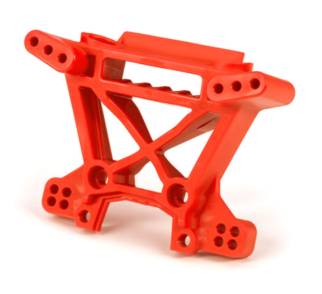 Traxxas 9038R Stötdämpartorn Fram HD Röd (för Uppgradering #9080)