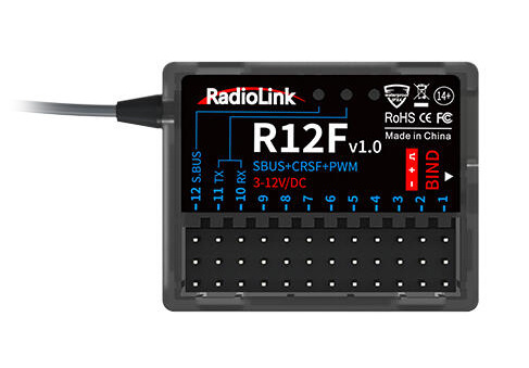 RADIOLINK RLR12F Mottagare R12F 12-kanaler