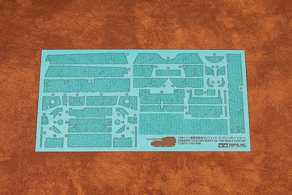 TAMIYA 12671 1/48 Elefant Zimmerit Sheet