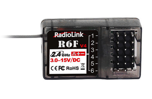 RADIOLINK RLR6F Mottagare R6F 6-kanaler