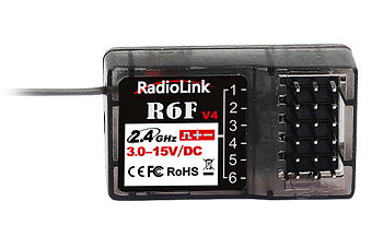 RADIOLINK RLR6F Mottagare R6F 6-kanaler