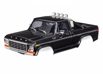 Traxxas 429812-BLK Body TRX-4M Ford F-150 Black Complete (Clipless)