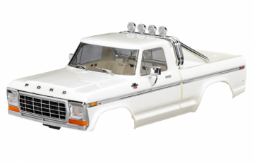 Traxxas 9812-WHT Kaross TRX-4M Ford F-150 Vit Komplett (Clipless)