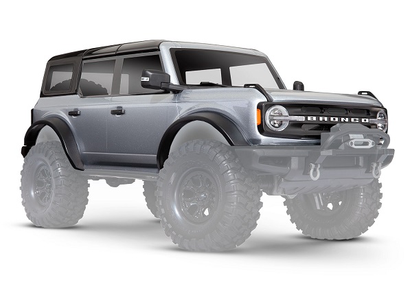 Body Ford Bronco 2021 Silver Complete