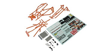 Kyosho OTB247OR Body Parts and Roll Bar Kyosho Javelin -Orange
