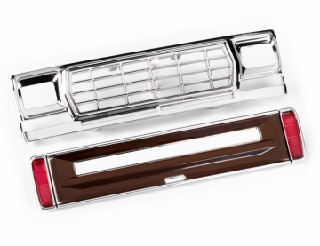 Traxxas 429819-BRWN Grill, Tailgate Brown with LED Lenses Ford F-150 TRX-4M
