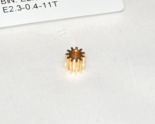 Motordrev 11T 2,3mm M0,4