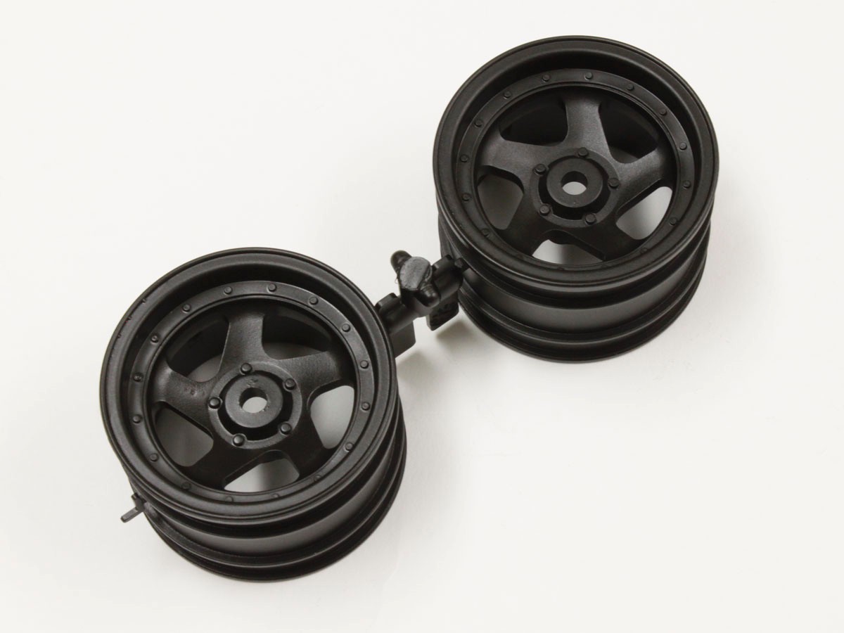 Kyosho OTH244BK Wheel 5 Spokes Black 1.7 inches (2) Kyosho Optima