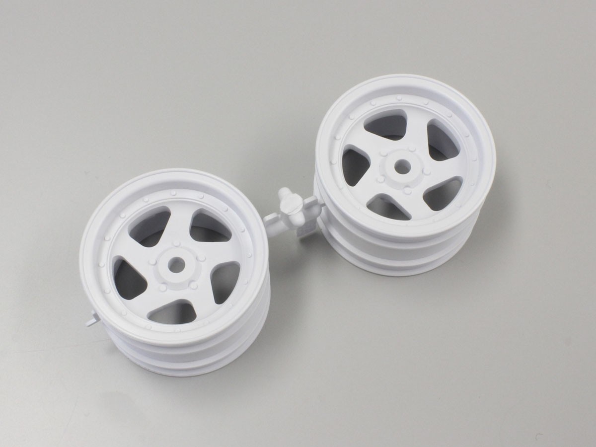 Kyosho OTH244W Wheel 5 Spokes White 1.7 inches (2) Kyosho Optima