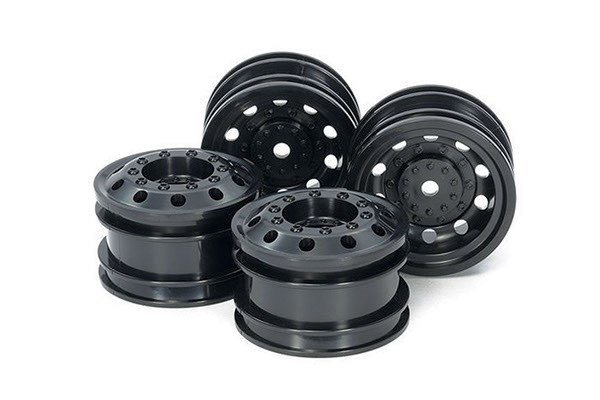 TAMIYA 54741 On Road RaceTruck Wheelsl F&R *2Each Black