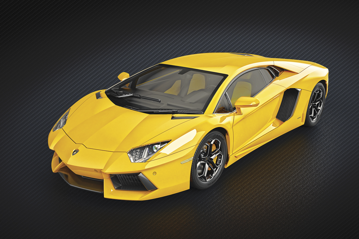 Pocher HK119F Lamborghini Aventador, yellow